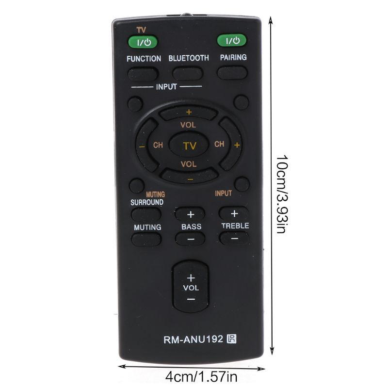 Điều Khiển Từ Xa RM-ANU192 Cho Ti Vi LCD Thông Minh HT-CT60BT SA-CT60BT