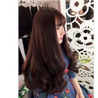 Tóc nguyên đầu xoăn bấm phồng