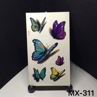 Hình Xăm Dán ( mini bướm xênh)