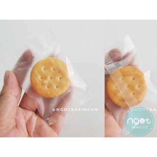 Túi đựng bánh quy/hoa quả detox 7*10 - đục, trong, chấm bi