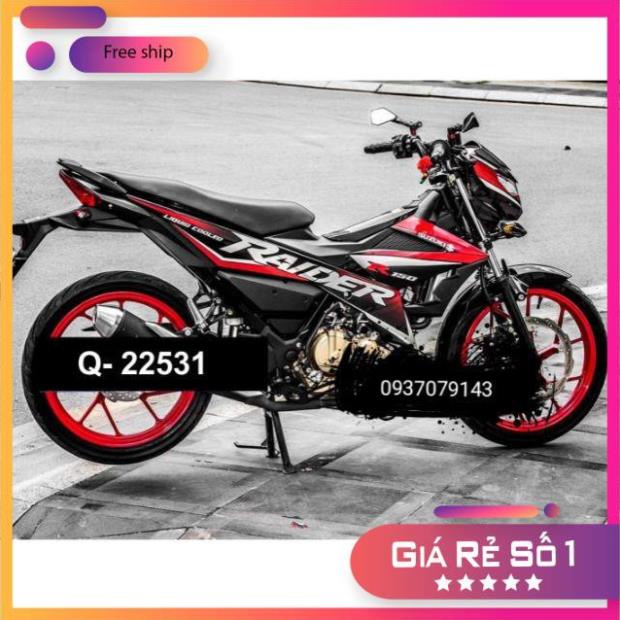 Tem xe Raider Fi Tem 3 lớp