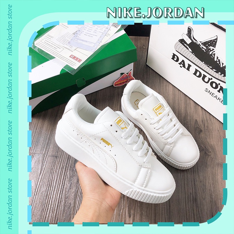 Giày Puma Nam Nữ Thời Trang, Giày Puma Trắng Thể Thao Nam Nữ Hàng Đẹp Full Box