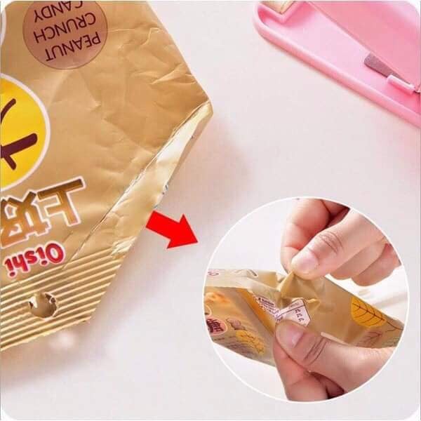 Máy hàn miệng túi mini, cầm tay, nhỏ gọn, dụng cụ hàn miệng túi nilong, túi bóng dùng nhiệt tiện lợi ILY