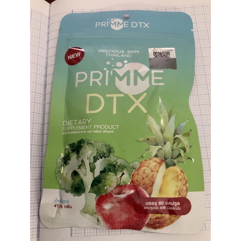 (chính hãng) khữ mỡ detox primme thái lan