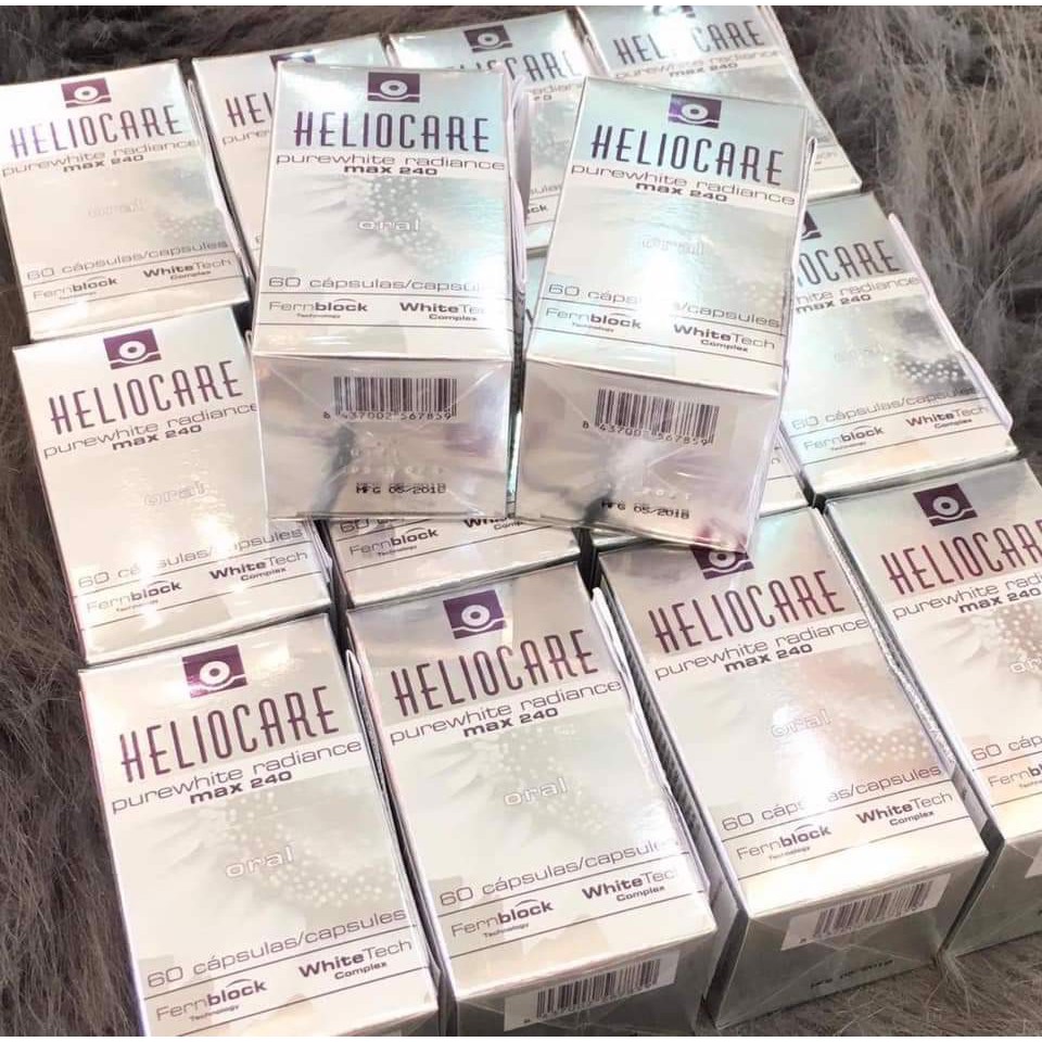 [Chính Hãng - 60 Viên] Viên Uống Trắng Da Heliocare Purewhite Radiance Max 240