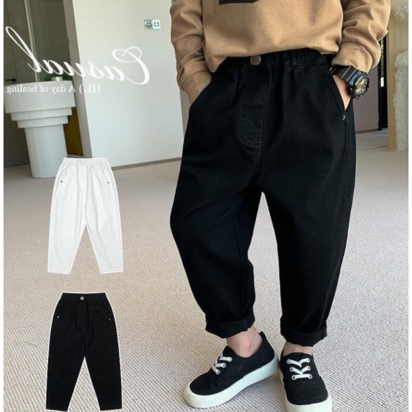 Quần kaki dáng baggy sành điệu cho bé Q611