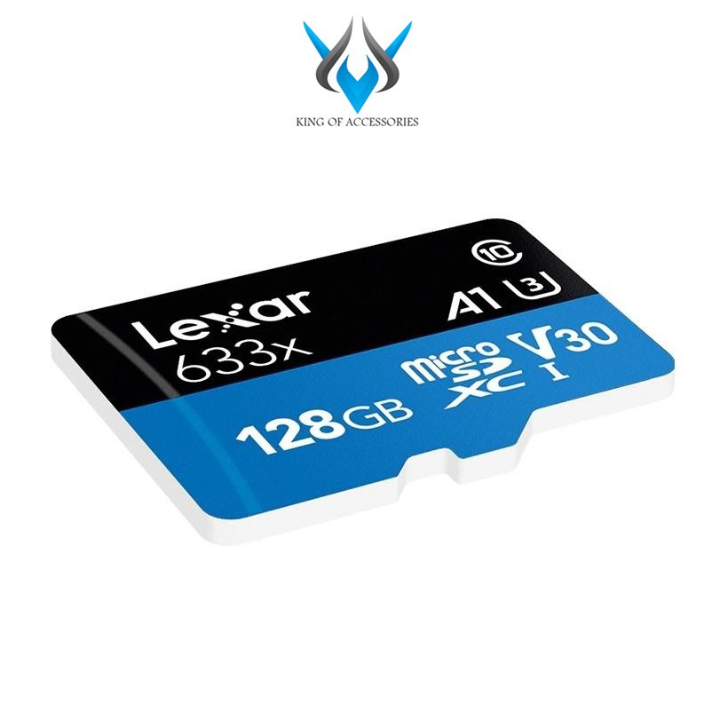 Thẻ nhớ MicroSDXC Lexar 128GB 633x A1 V30 U3 4K 95MB/s