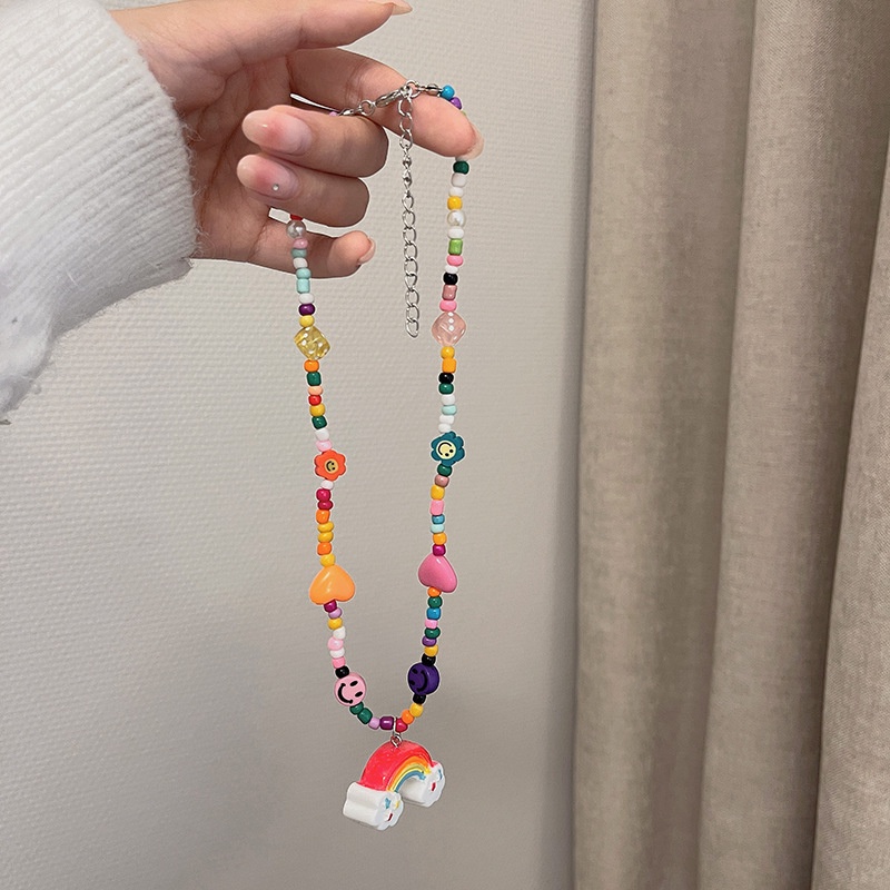 Vòng cổ Mặt Quái Vật Hoạt Hình Phong Cách hip hop Cho Nữ