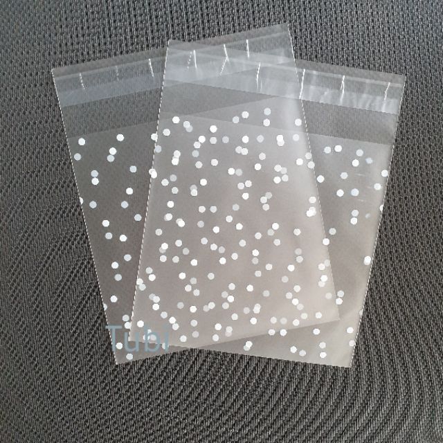 Túi dán đựng bánh kẹo 10*10 +3cm