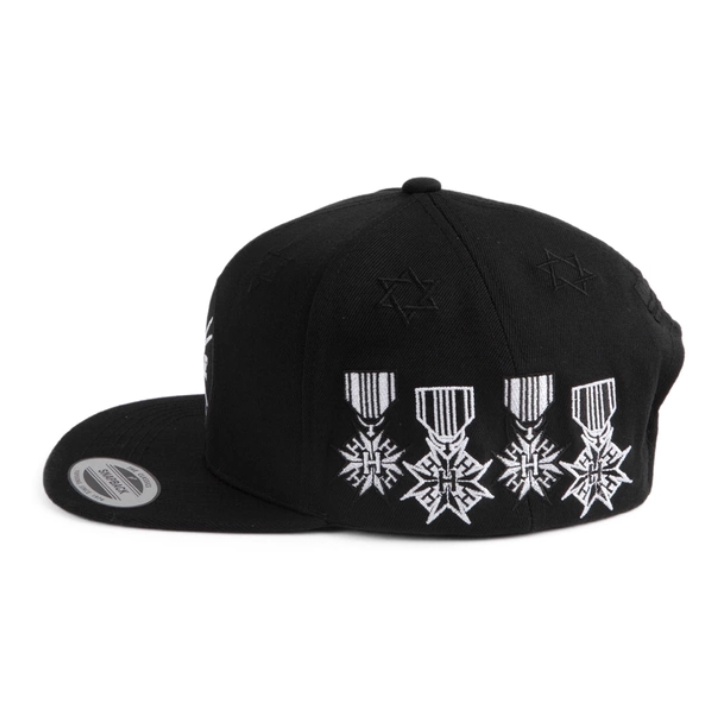 PREMI3R Mũ Snpback  HVPE LIGHTNING MEDAL black Phong cách Hàn Quốc Cao cấp 100% cotton 2024