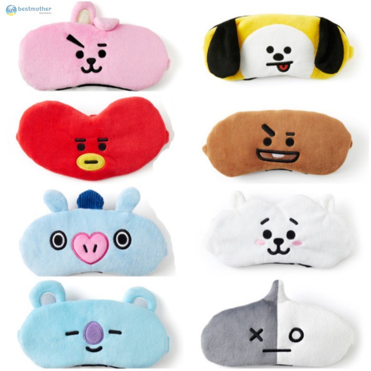 Băng đô cài tóc họa tiết BTS BT21 độc đáo dùng khi rửa mặt