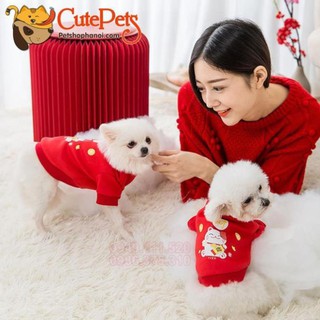 Áo tết cho chó mèo