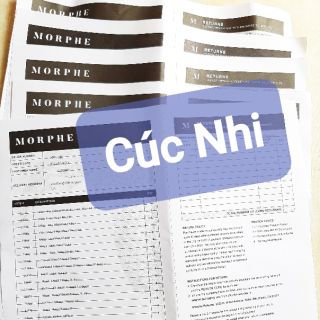CỌ TRANG ĐIỂM MORPHE LẺ CÁC LOẠI