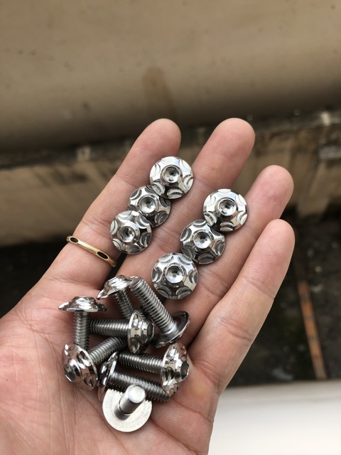 Ốc inox Thái 6li15  - 6li2