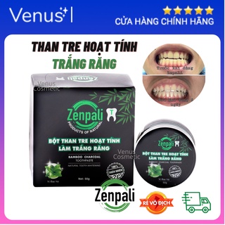 Zenpali Bột than tre hoạt tính Trắng răng + Thơm miệng