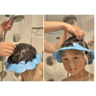 Mũ gội đầu, cắt tóc cho bé