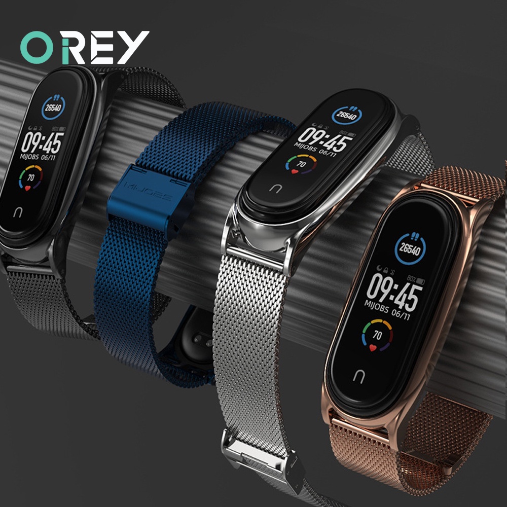 Dây Đeo Thay Thế Bằng Kim Loại Cao Cấp Cho Xiaomi Mi band 6 5 4 3 band7 band6 Mi band 7