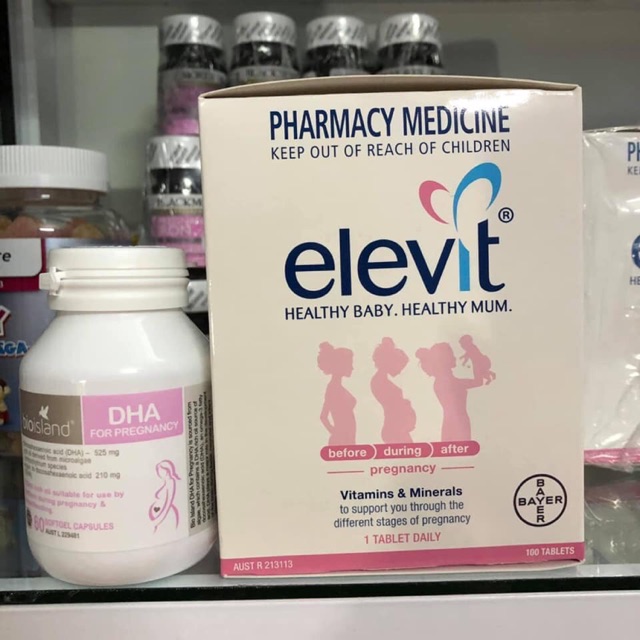 Elevit & DHA bầu