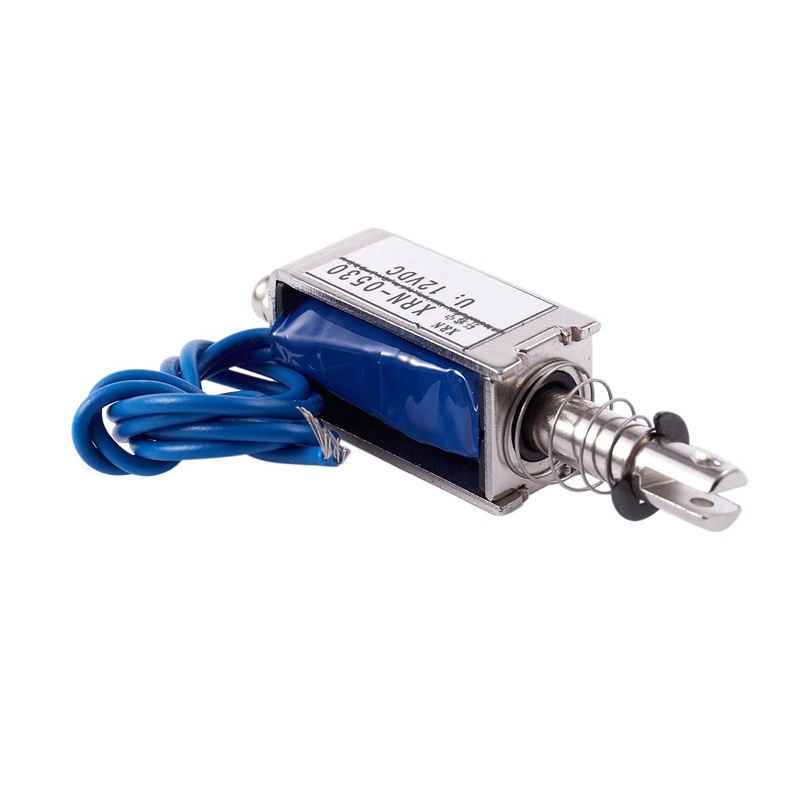 Van điện từ loại đẩy / kéo 10 mm DC 12 V 2.1 kg force