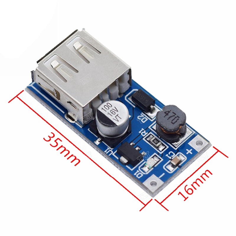 DC DC 0.9V-5V đến 5V 600MA Bộ sạc dự phòng nguồn điện Step Up Boost Converter Module cung cấp điện áp Mô-đun sạc đầu ra USB Mạch sạc