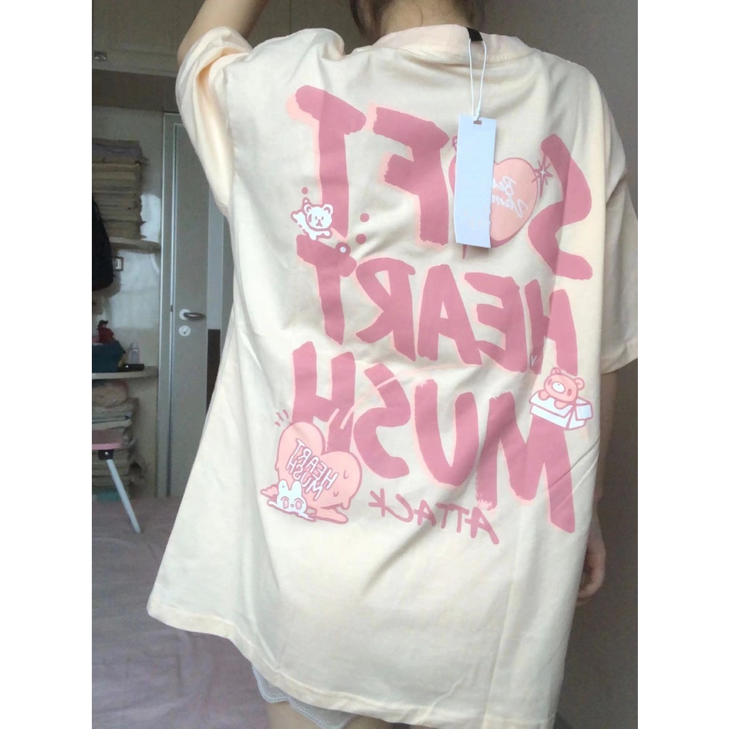 Áo Thun Tay Ngắn In Họa Tiết Thời Trang Dành Cho Nữ