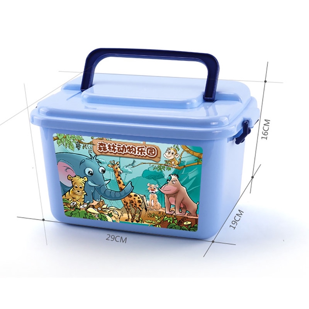 Đồ chơi mô hình con vật 58 chi tiết cho bé khám phá thế giới, bộ thế giới động vật