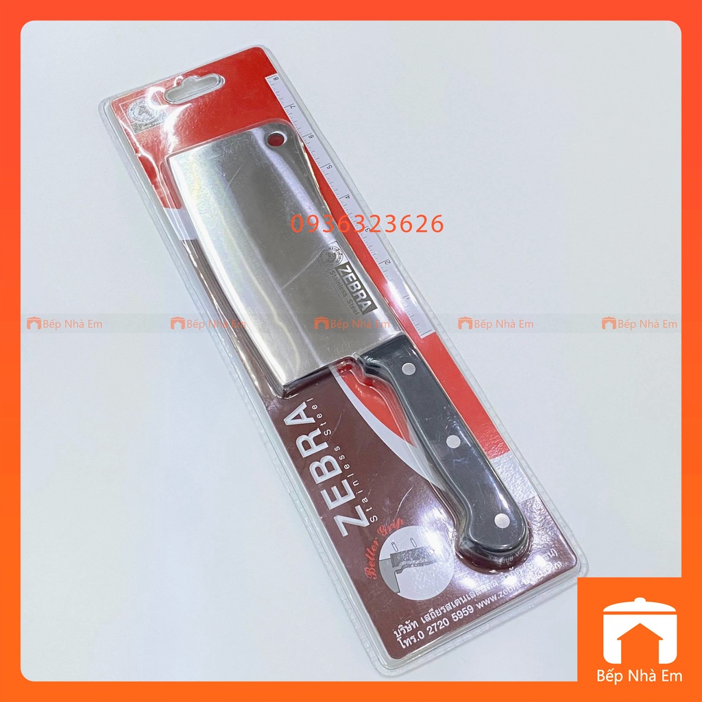 Bộ Dao Zebra Cán Nhựa Chef Knife  - Hàng Nhập Khẩu Thái Lan