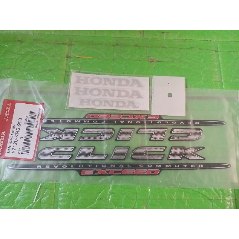 Bộ tem nổi Honda Click đời đầu zin theo xe nhập Thái