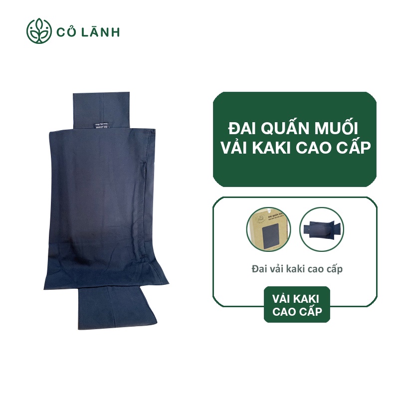 Đai quấn muối chườm dùng cho bụng Cỏ lành dùng cho bụng đựng muối thảo dược và chườm nóng vải gấm cao cấp