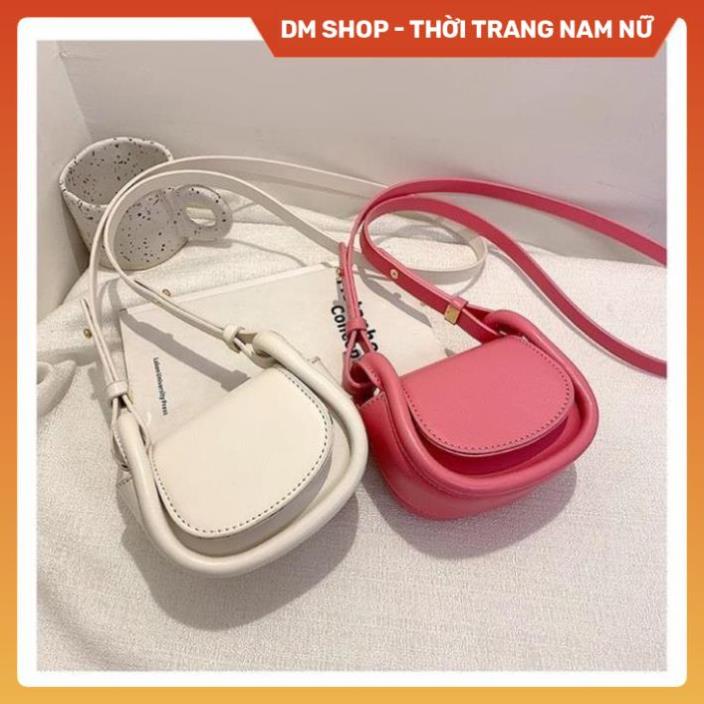 Túi xách nữ túi mini giá rẻ đẹp đeo chéo thời trang cao cấp phong cách hàn quốc màu đen trắng hồng