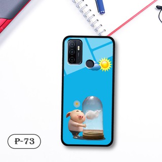 Ốp lưng kính 3D Oppo A53-cute
