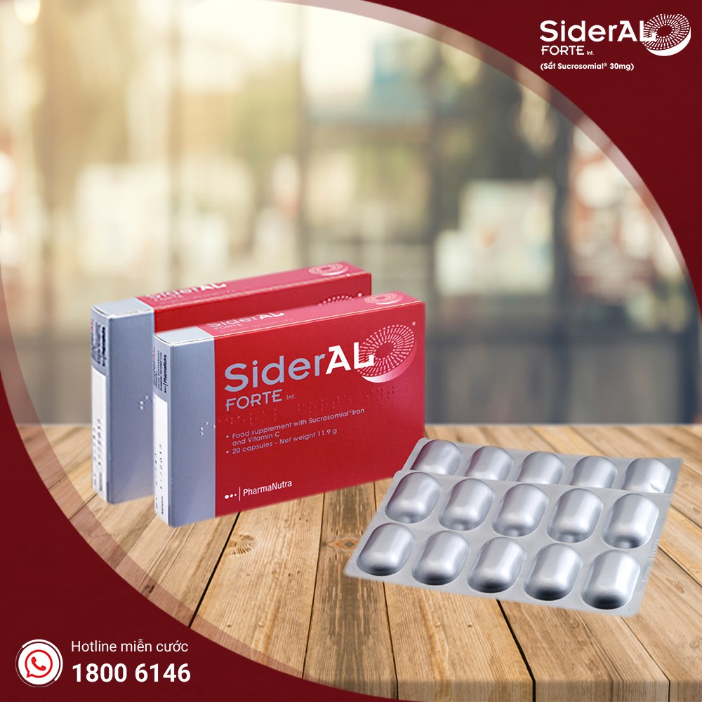 [QUÀ TẶNG HOT KHI MUA TỪ 2 HỘP] Thực phẩm bổ sung Sideral Forte
