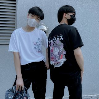 [TIRAMISU NEKO] DARUMEO - ÁO THUN LẬT ĐẬT MÈO TRẮNG
