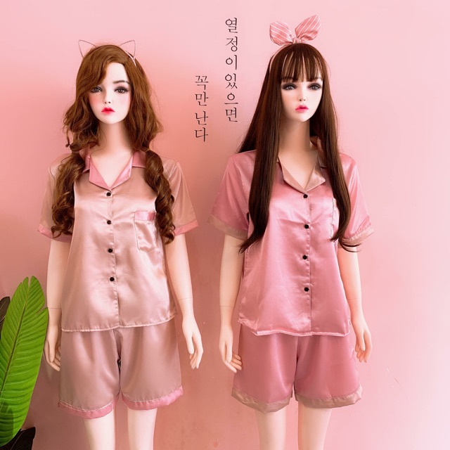 Bộ đùi  lụa phối cổ | BigBuy360 - bigbuy360.vn