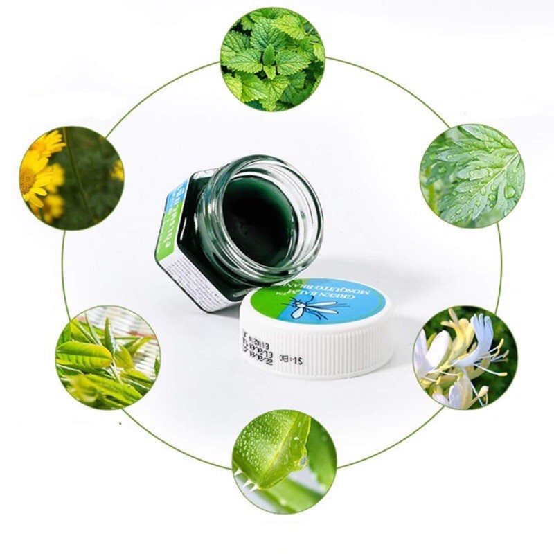 Cao Bôi Muỗi GREEN BALM MOSQUITO BRAND THÁI LAN - Dầu Bôi Vết Muỗi Đốt,Côn Trùng Cắn - Chống Muỗi Chống Côn Trùng