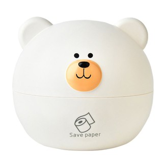 Hộp Đựng Khăn Giấy Cuộn Hình Gấu Dễ Thương