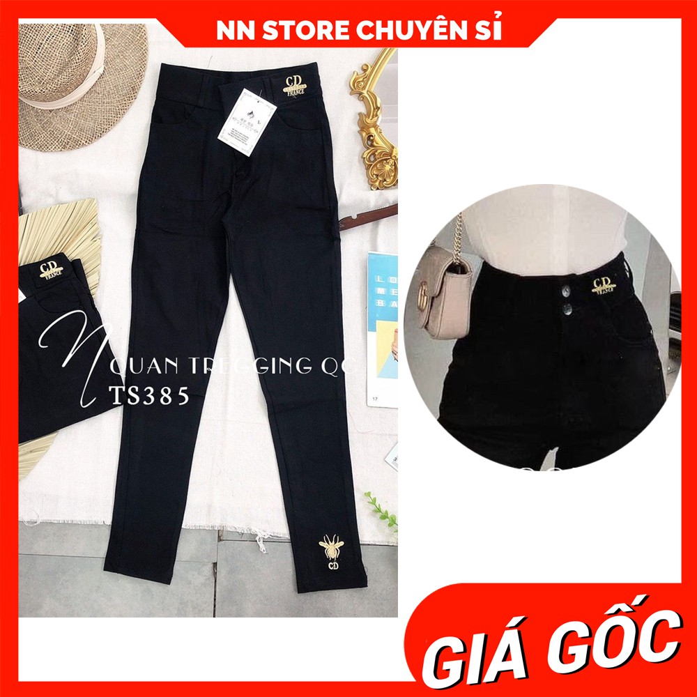 QUẦN TREGGING THÊU ONG CD CAO CẤP TS385 ⚡100% ẢNH THẬT
