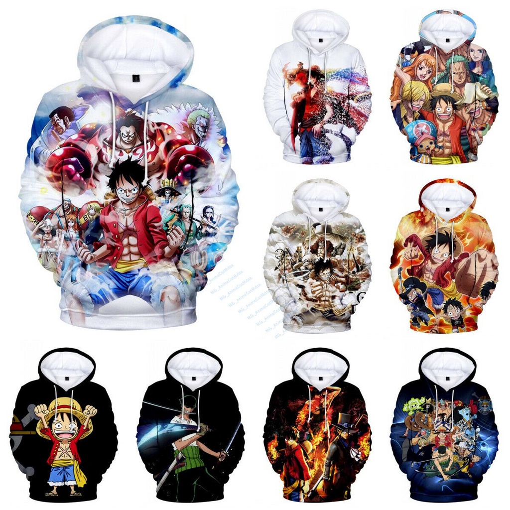 Áo Hoodie In Hình Nhân Vật Roronoa Zoro Trong One Piece
