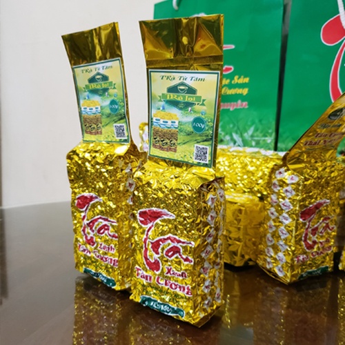 Trà tân cương thái nguyên trà Lai cao cấp gói 100g  trà Lai làm quà biếu 500g=5 gói 100g | BigBuy360 - bigbuy360.vn