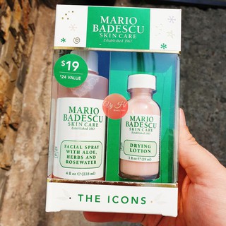 Set dưỡng da Mario Badescu The Icons