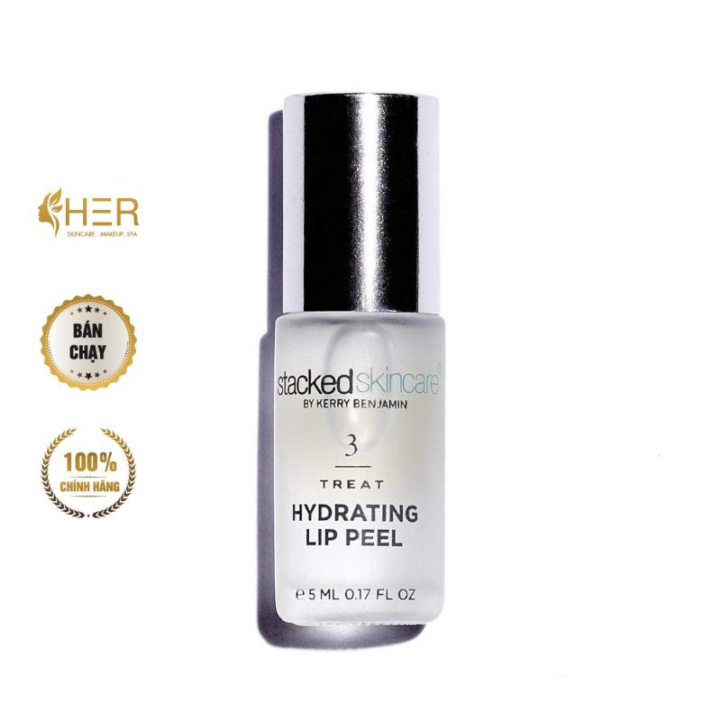 Peel môi căng bóng StackedSkincare Hydrating Lip Peel