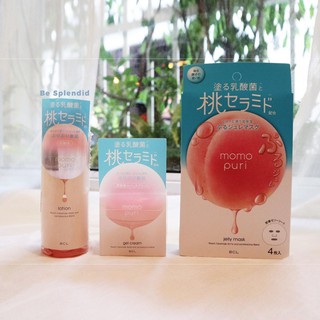 Momo puri - lotion, dưỡng ẩm và mặt nạ giấy