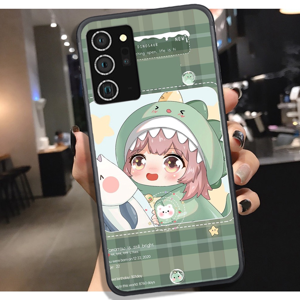 [HOT]ỐP SAMSUNG NOTE 20 - NOTE 20 PLUS - NOTE 20 ULTRA - S20 - S20 PLUS , IN HÌNH KHỦNG LONG CHIBI SIÊU DỄ THƯƠNG.