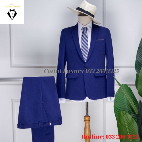 Bộ vest nam lịch lãm , vải đẹp, trẻ trung, sang trọng, đảm bảo không nhăn không xù
