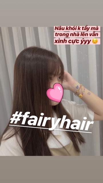 Thuốc nhuộm tóc màu NÂU KHÓI (kèm trợ dưỡng và găng tay) | BigBuy360 - bigbuy360.vn