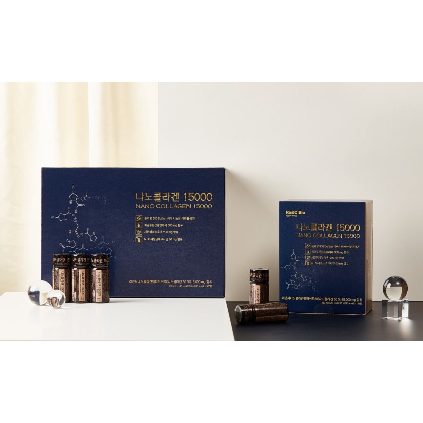 Nước uống Nano Collagen peptide 15000mg gấp 15 so với collagen thường