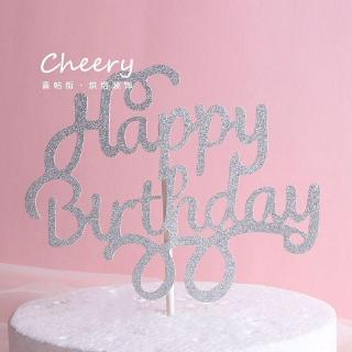 Topper HPBD xoắn trên bạc