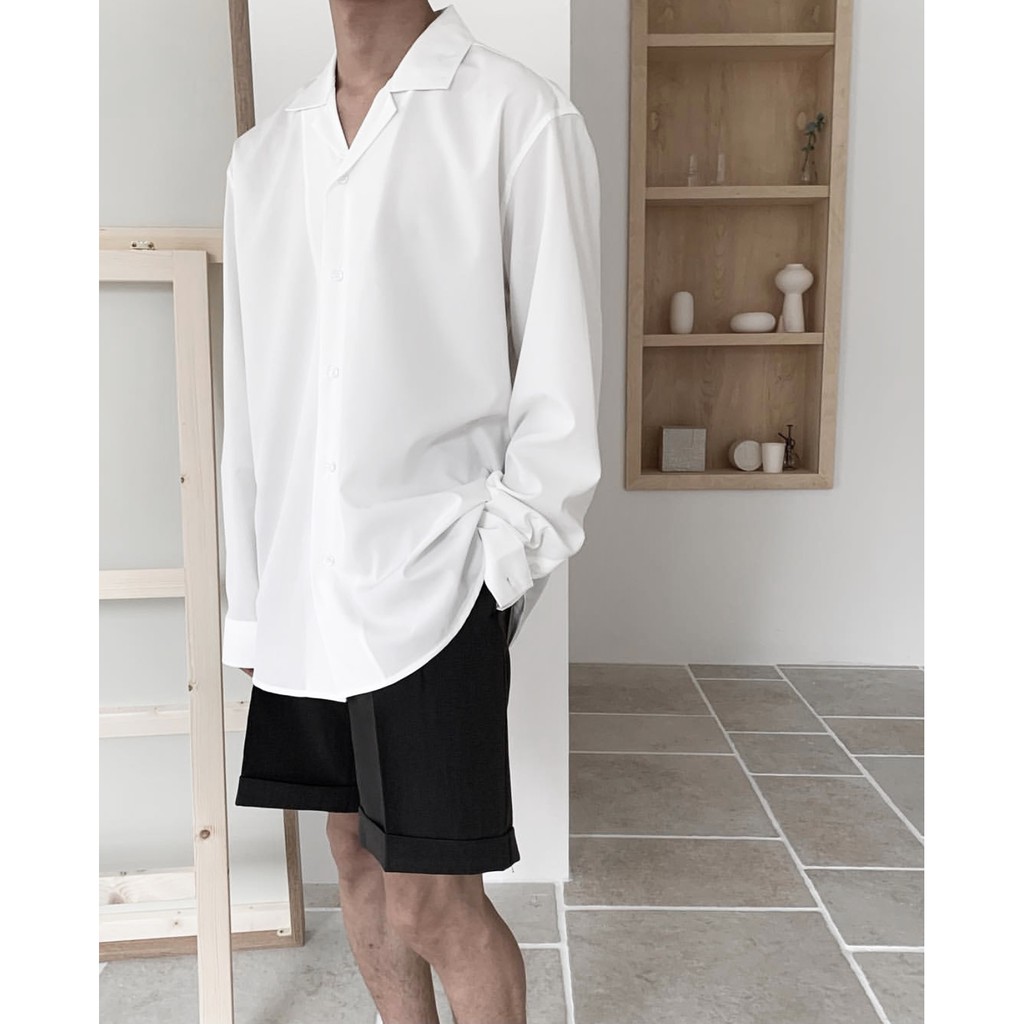 ÁO SƠ MI trắng cổ vest CHUOTTRANG Tay Dài KKL | BigBuy360 - bigbuy360.vn