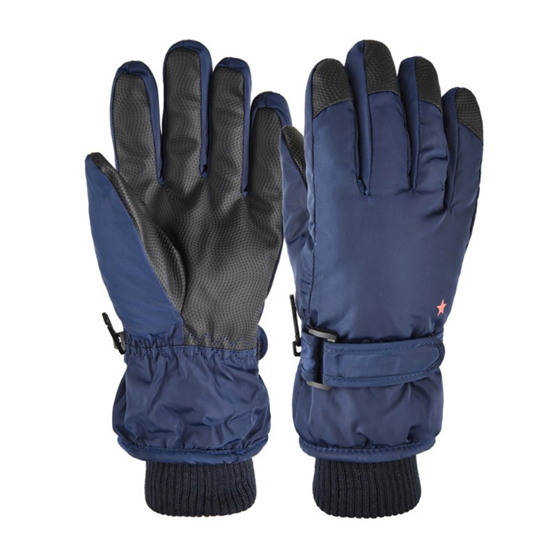 Găng Tay Dày Dặn Chống Gió Chống Thấm Nước Giữ Ấm Cho Bé
