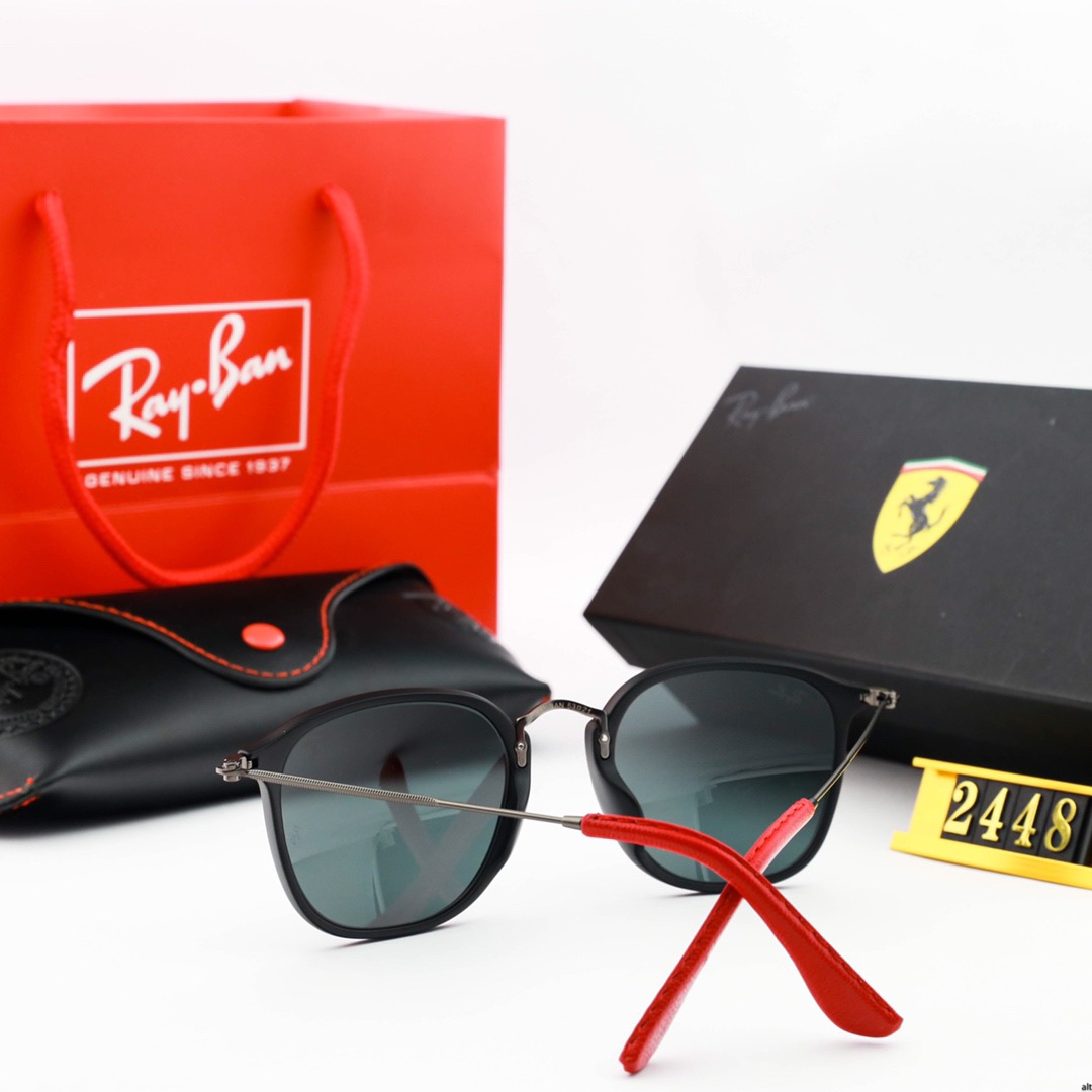 Wayfarer Ray-Ban_ chính hãng Kính râm 2021 Thời trang Hàn Quốc mới Kính râm nam nữ một mảnh Cặp đôi hợp thời trang Du lịch ngoài trời Kính râm lái xes